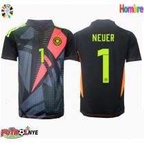 Camiseta Alemania Manuel Neuer #1 Portero Primera Equipación Eurocopa 2024 manga corta